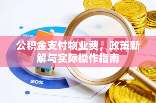 尼木公积金支付物业费，政策新解与实际操作指南
