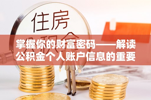 尼木掌握你的财富密码——解读公积金个人账户信息的重要性