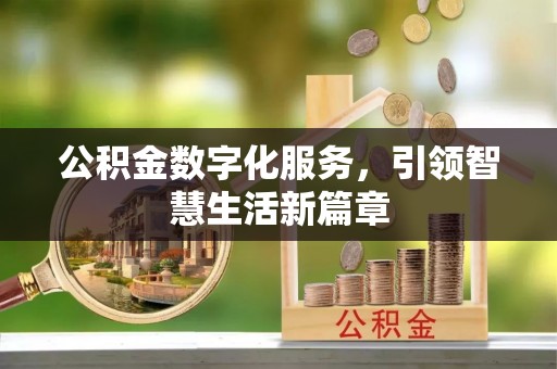 尼木公积金数字化服务，引领智慧生活新篇章
