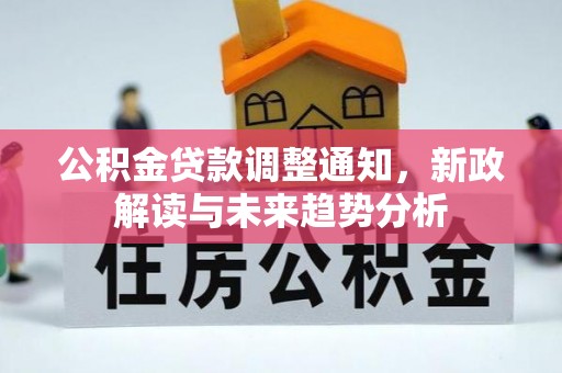 尼木公积金贷款调整通知，新政解读与未来趋势分析