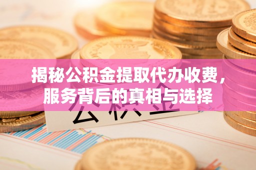 尼木揭秘公积金提取代办收费，服务背后的真相与选择