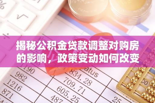 尼木揭秘公积金贷款调整对购房的影响，政策变动如何改变你的买房计划