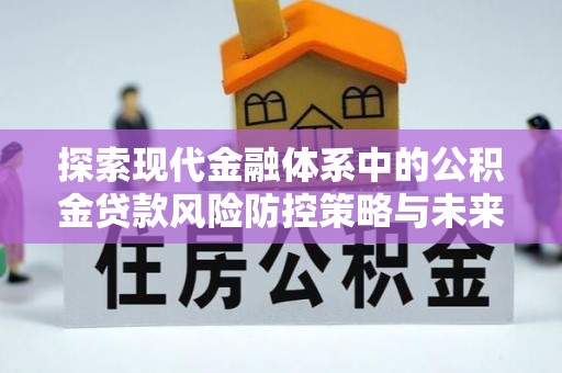 尼木探索现代金融体系中的公积金贷款风险防控策略与未来发展趋势