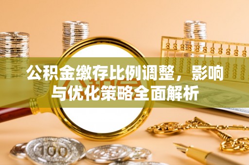 尼木公积金缴存比例调整，影响与优化策略全面解析