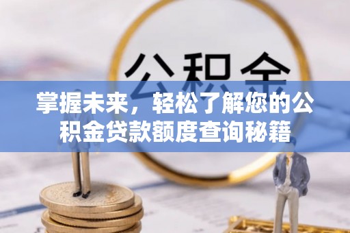 尼木掌握未来，轻松了解您的公积金贷款额度查询秘籍