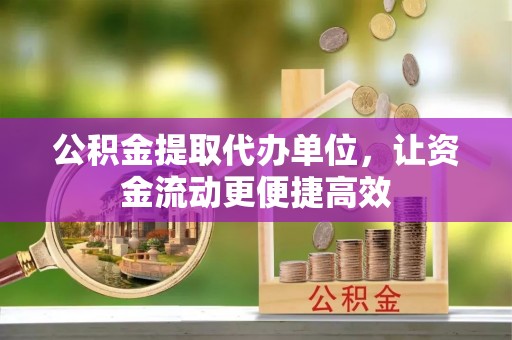 尼木公积金提取代办单位，让资金流动更便捷高效
