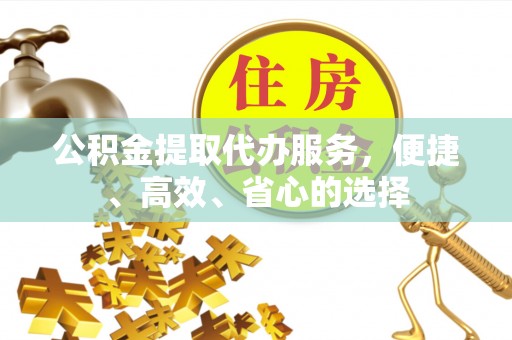 尼木公积金提取代办服务，便捷、高效、省心的选择