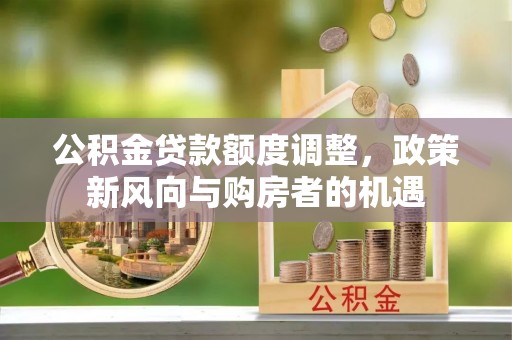 尼木公积金贷款额度调整，政策新风向与购房者的机遇