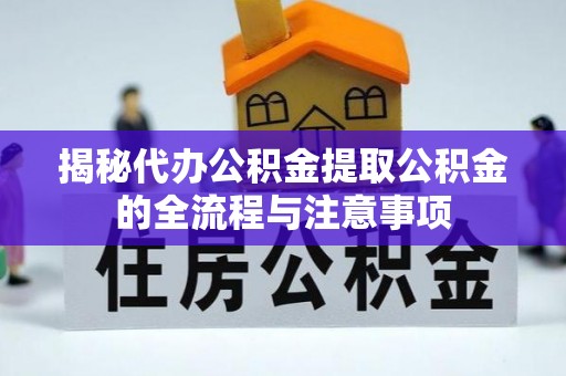 尼木揭秘代办公积金提取公积金的全流程与注意事项