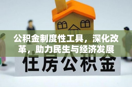 尼木公积金制度性工具，深化改革，助力民生与经济发展