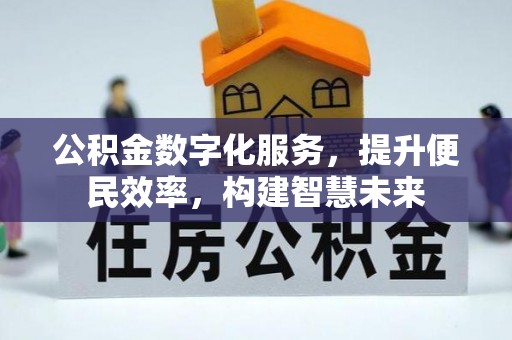 尼木公积金数字化服务，提升便民效率，构建智慧未来