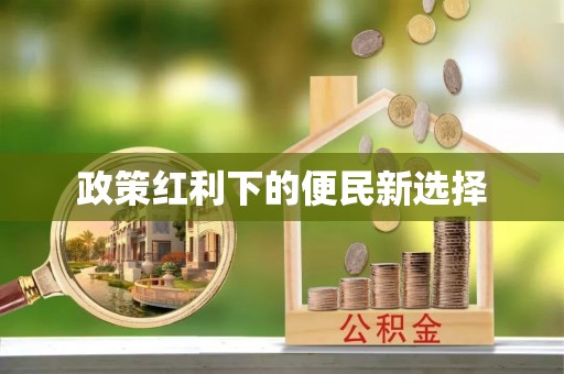 尼木政策红利下的便民新选择