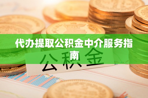 尼木代办提取公积金中介服务指南