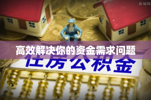 尼木高效解决你的资金需求问题