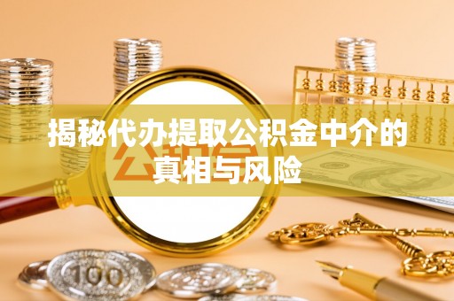 尼木揭秘代办提取公积金中介的真相与风险