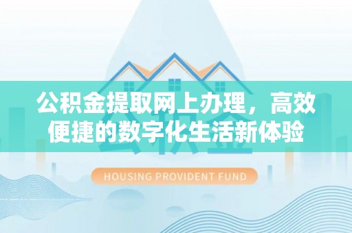尼木公积金提取网上办理，高效便捷的数字化生活新体验