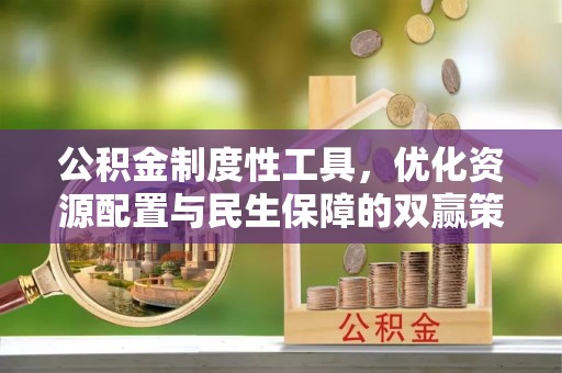 尼木公积金制度性工具，优化资源配置与民生保障的双赢策略