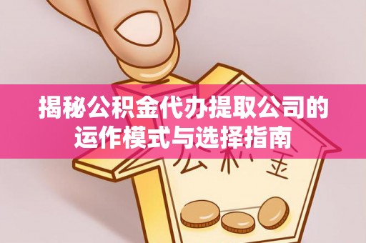尼木揭秘公积金代办提取公司的运作模式与选择指南