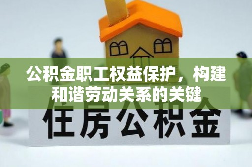 尼木公积金职工权益保护，构建和谐劳动关系的关键
