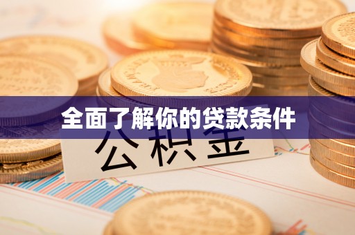 尼木全面了解你的贷款条件