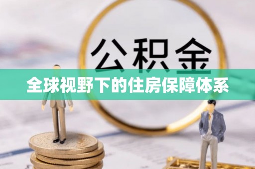 尼木全球视野下的住房保障体系