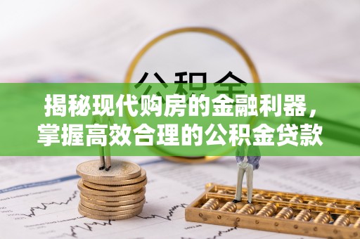 尼木揭秘现代购房的金融利器，掌握高效合理的公积金贷款流程